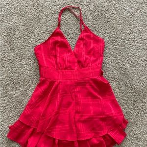 Red Princess Polly Dress with shorts